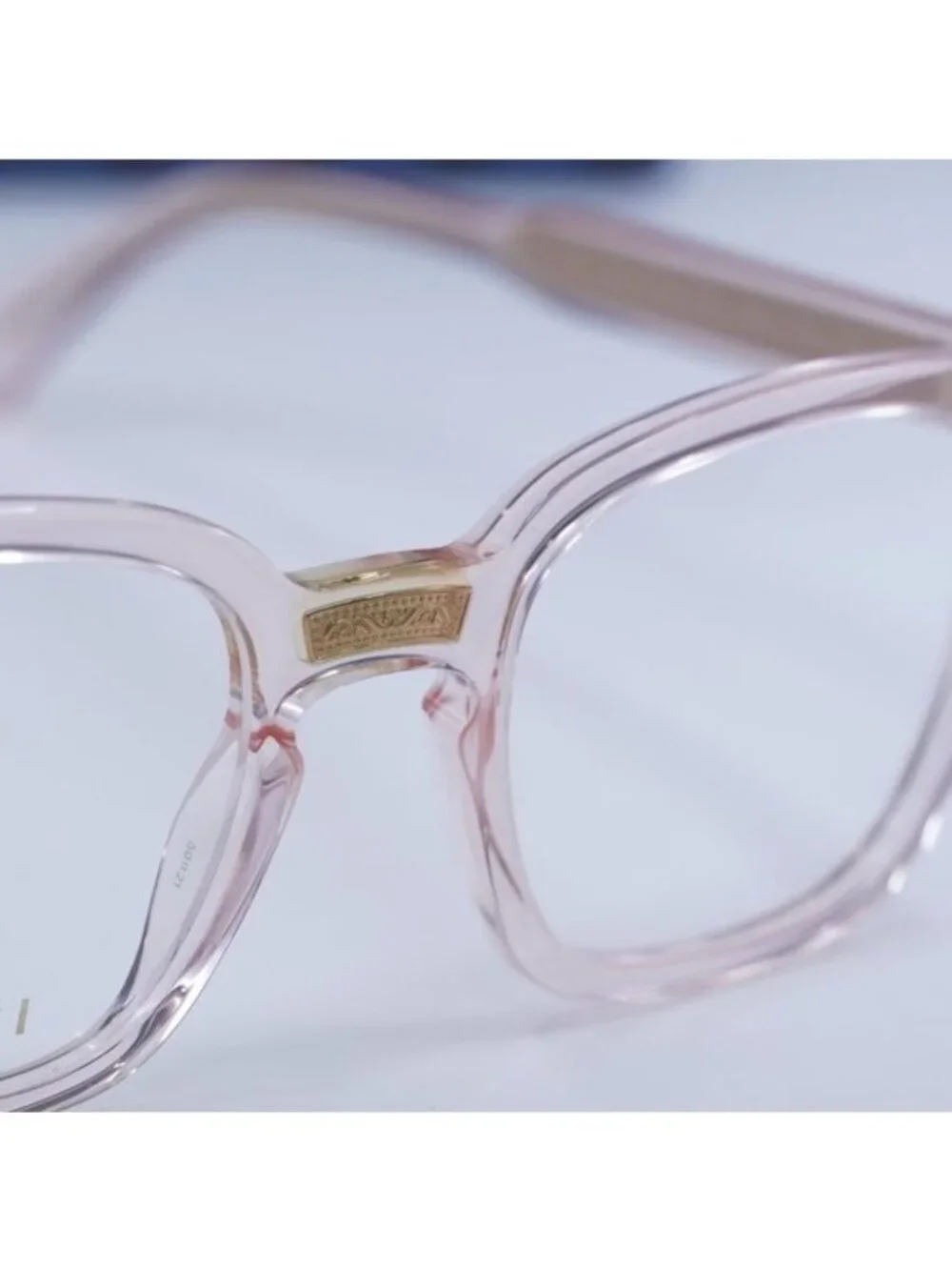 Gucci GG0184O 013 Square Eyeglasses - Transparent Pink 50mm